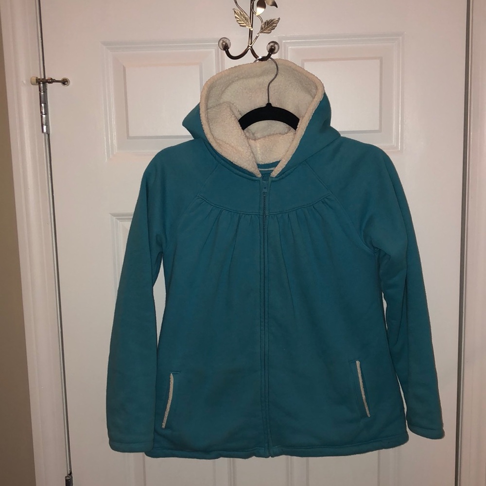 Lands End fleece lined jacket size 14